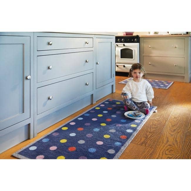 Eco-Friendly Washable Dots Mat and Runner The Rugs