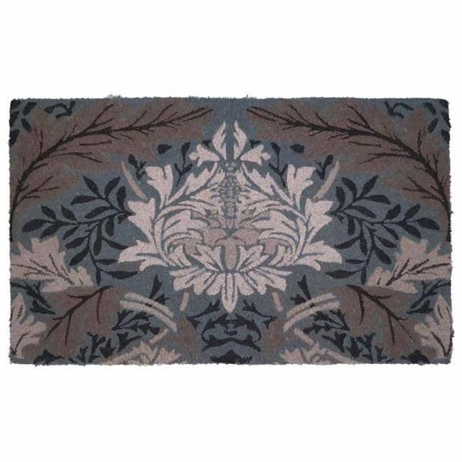 Printed Coir Doormats Floral 45X75 cm The Rugs