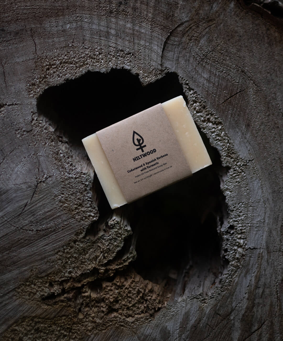 Cedarwood & Spanish Verbena with Turmeric Natural Soap Bar Hiltwood