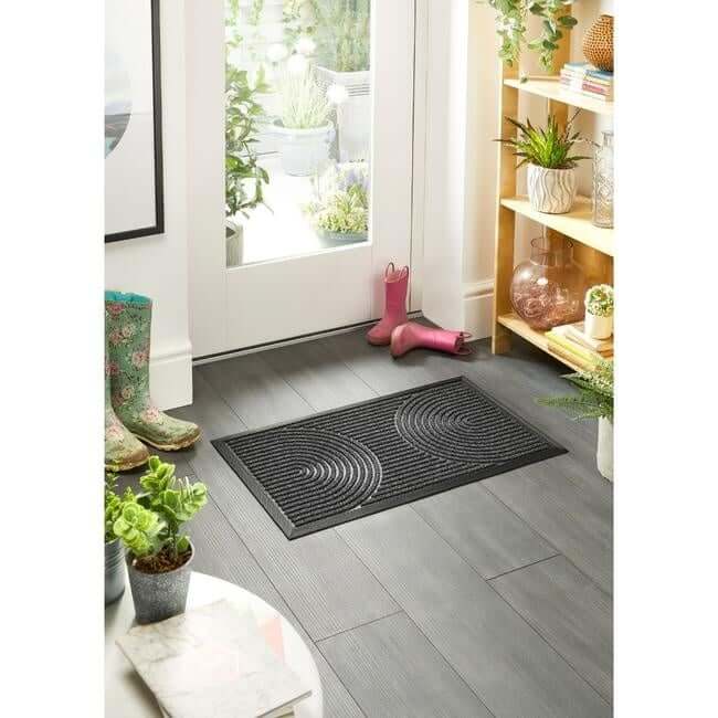 Scraper Doormat in Black The Rugs