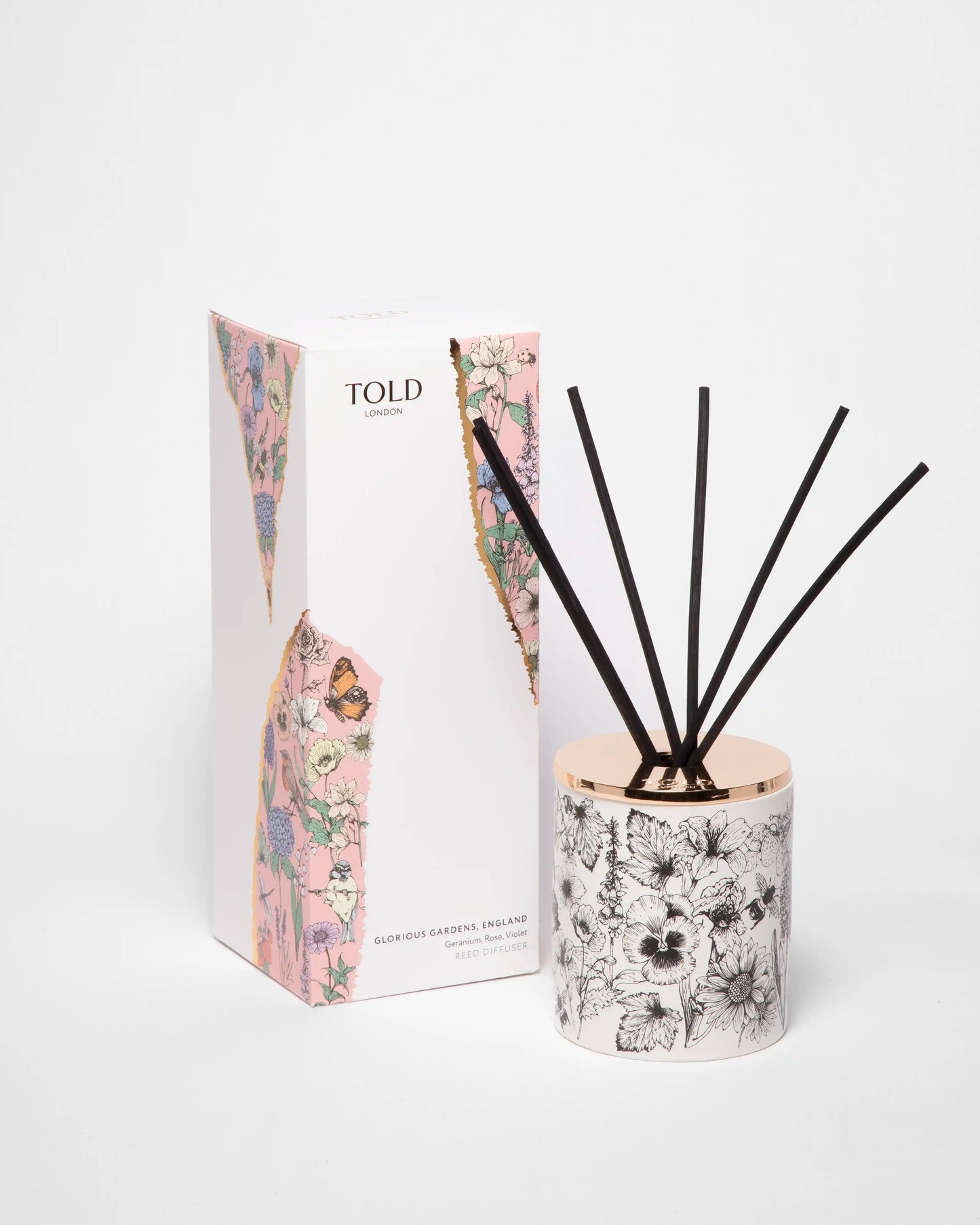 Glorious Gardens, England Diffuser, 200ml Told London