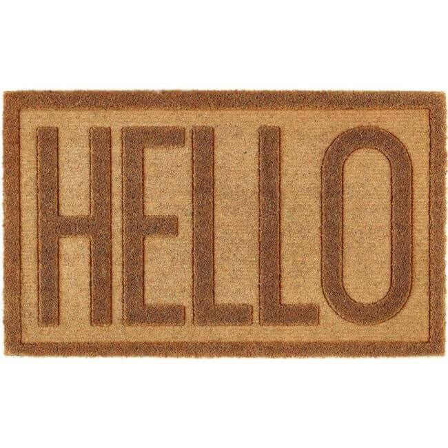 Durable Coir Scraper Doormat The Rugs