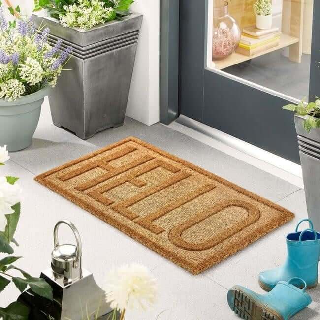 Durable Coir Scraper Doormat The Rugs