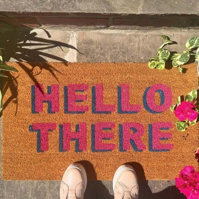 Printed Coir Doormats 45x75 cm The Rugs