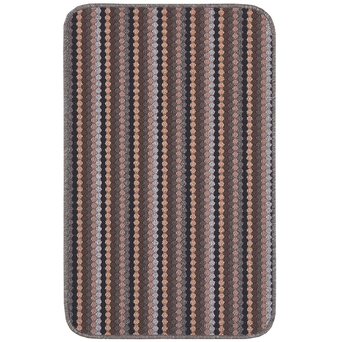 Washable Multicolour Stripe Mats| 111 The Rugs