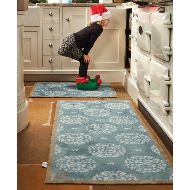 Eco Washable Floral Mats – Geometric The Rugs