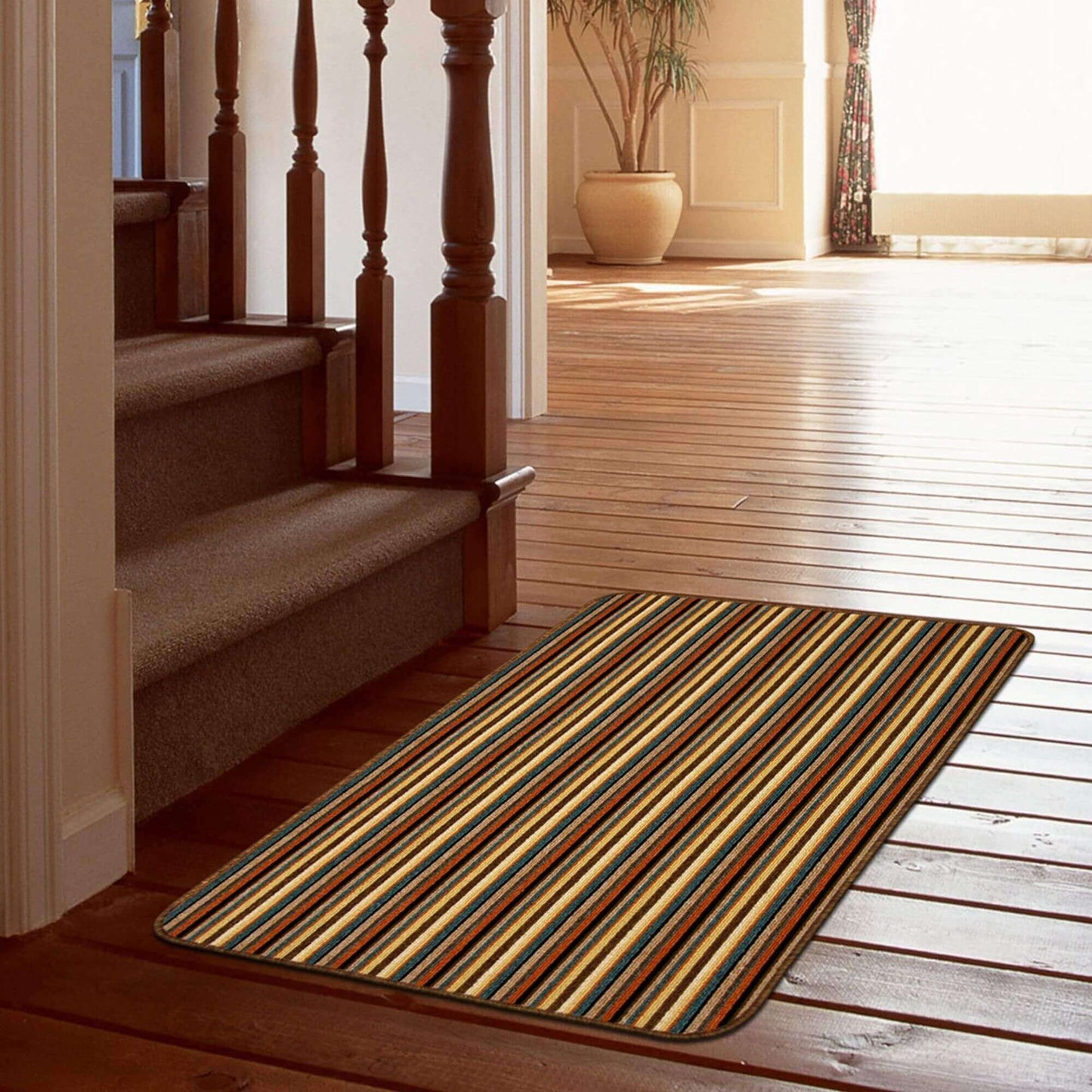 Washable All-Purpose Stripe Mats  | 112 The Rugs