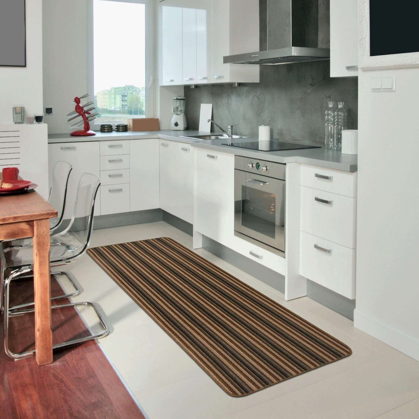 Washable All-Purpose Stripe Mats  | 112 The Rugs