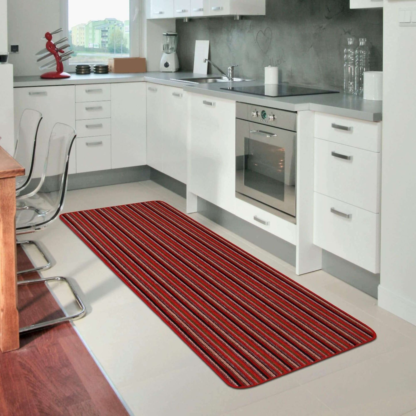 Washable All-Purpose Stripe Mats  | 112 The Rugs