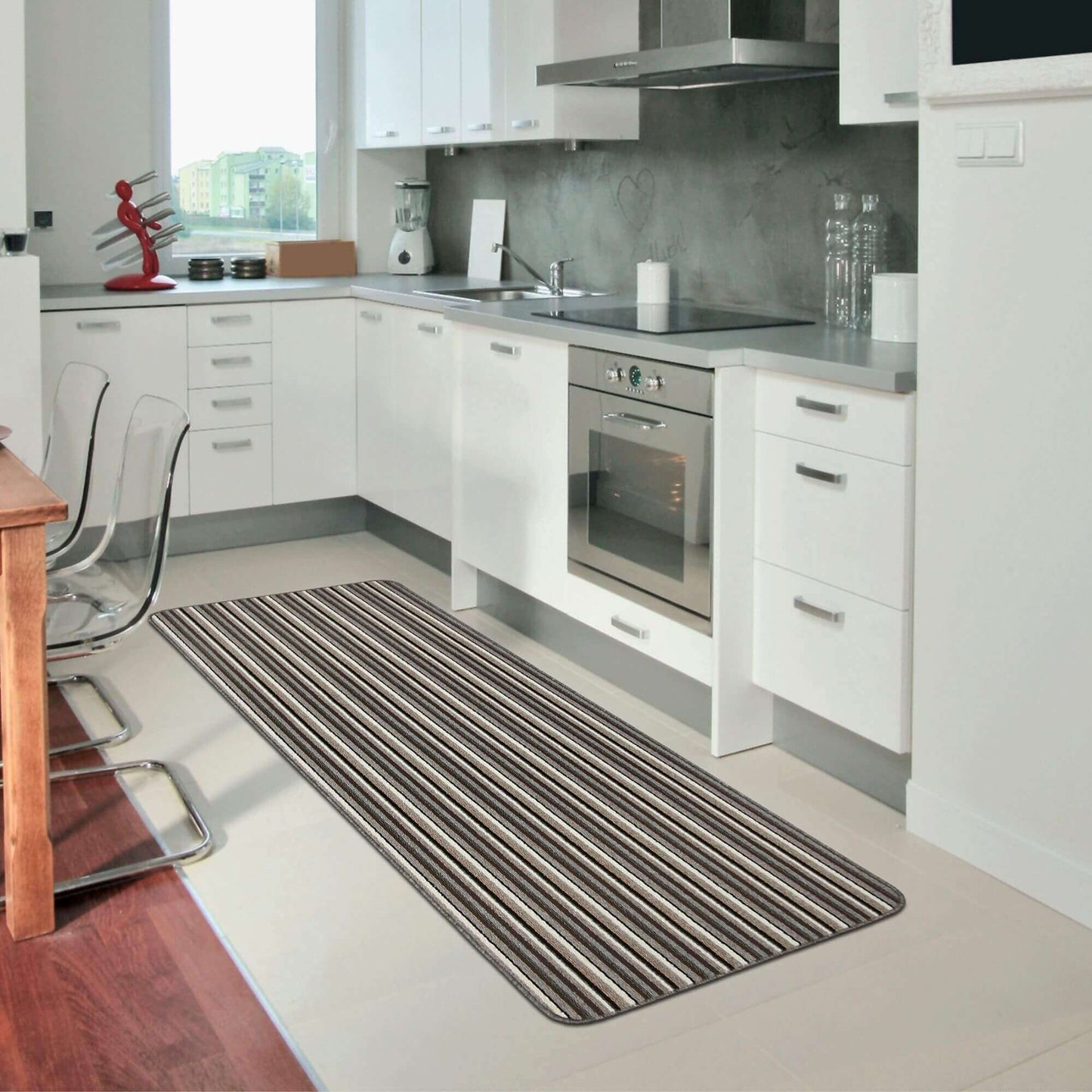 Washable All-Purpose Stripe Mats  | 112 The Rugs