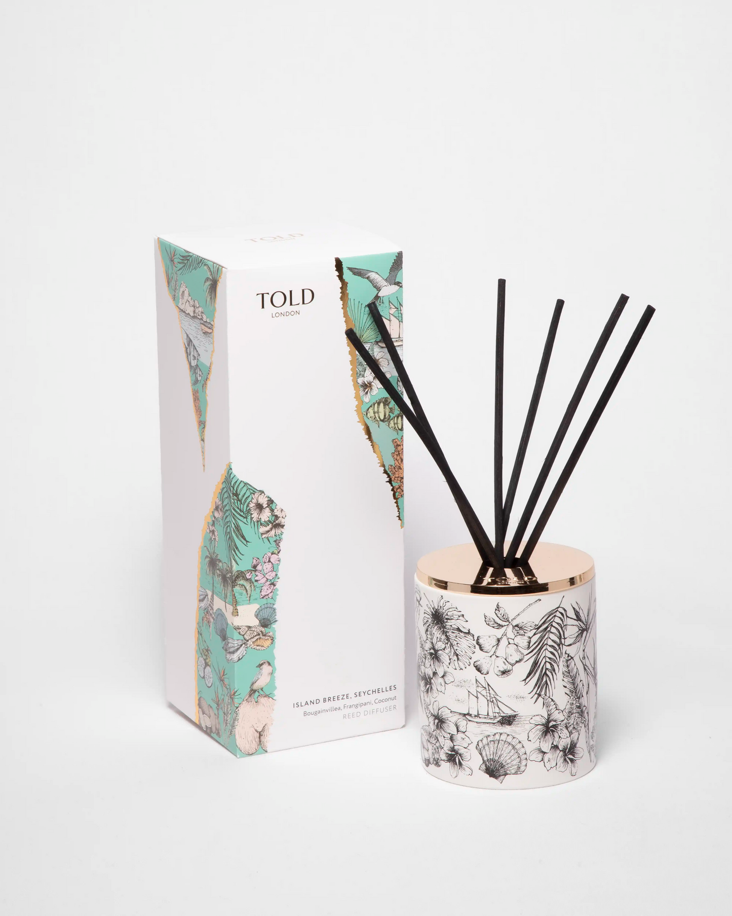 Island Breeze, Seychelles Diffuser, 200ml Told London