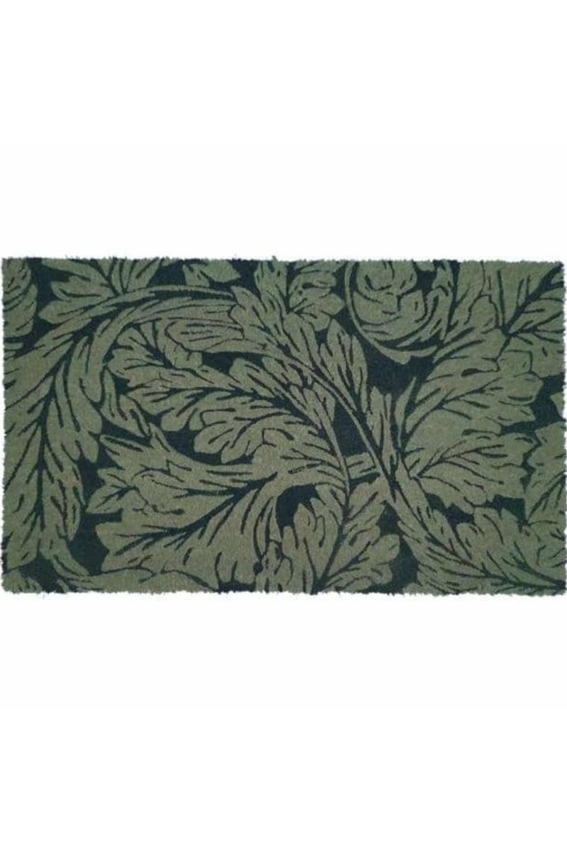 Printed Coir Doormats Floral 45X75 cm The Rugs