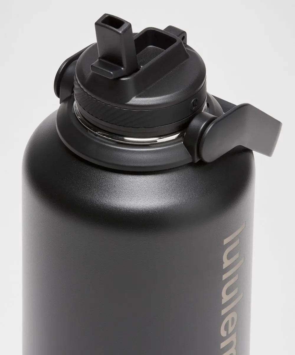 Black Back to Life Sport Bottle 64oz – Myza