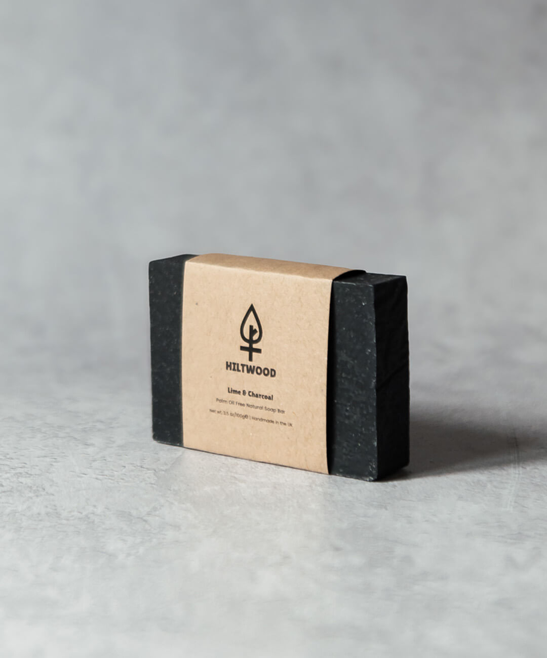 Lime & Charcoal Natural Soap Bar Hiltwood