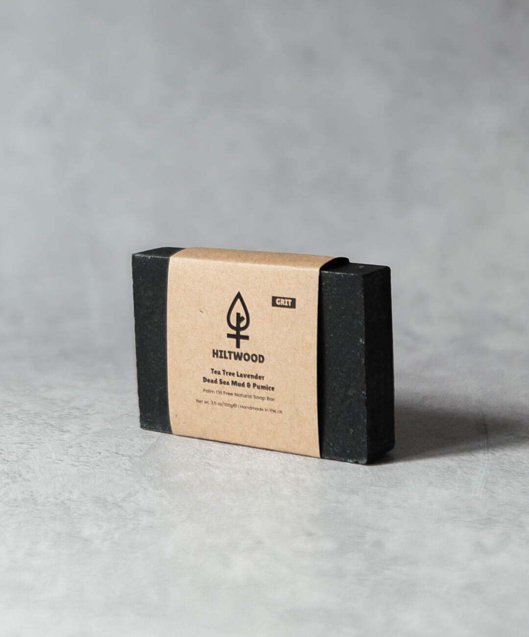 Tea Tree Lavender Dead Sea Mud & Pumice Natural Soap Bar (With Grit) Hiltwood