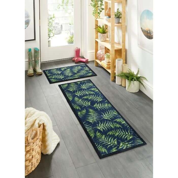 Washable  Mat and Runner Plant Design The Rugs