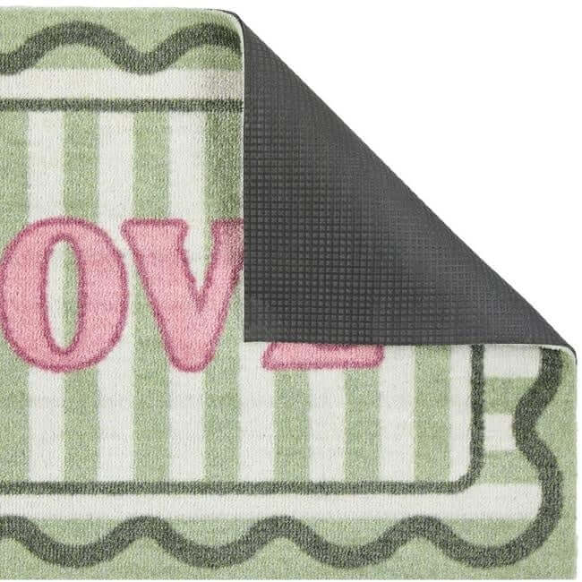 Washable Mats Bordered Design The Rugs