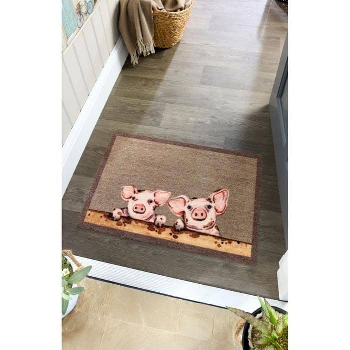 Washable Animal and Flower Themed Mats The Rugs