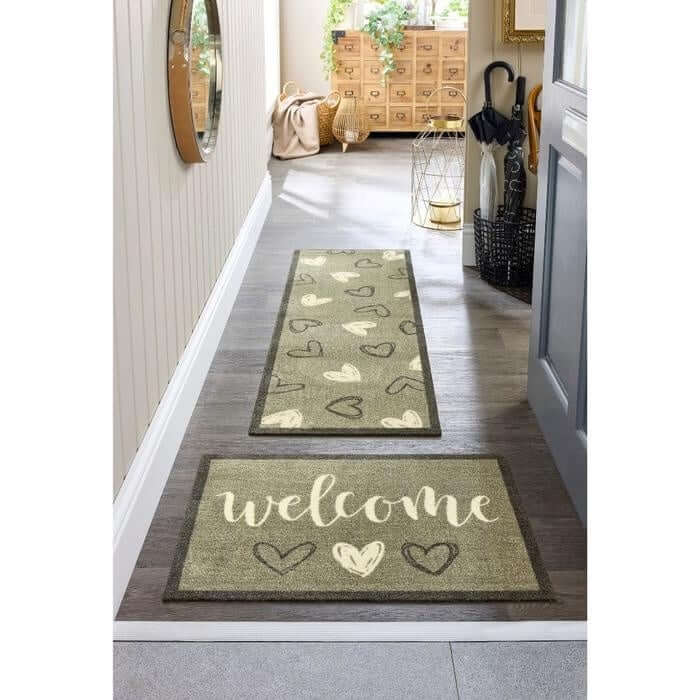 Patterned Washable Mat and Runner The Rugs