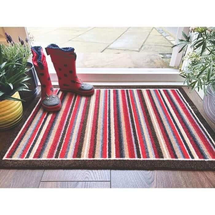 Geometric Washable Mat and Runner The Rugs
