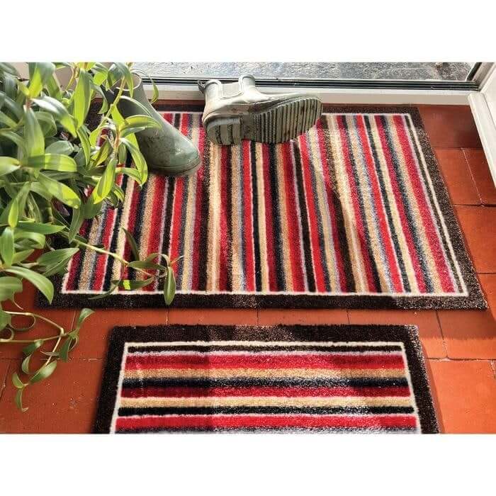 Geometric Washable Mat and Runner The Rugs