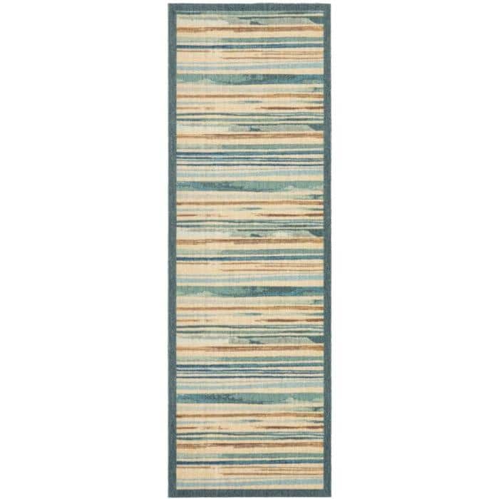 Geometric Washable Mat and Runner The Rugs