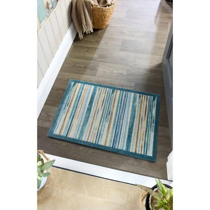 Geometric Washable Mat and Runner The Rugs