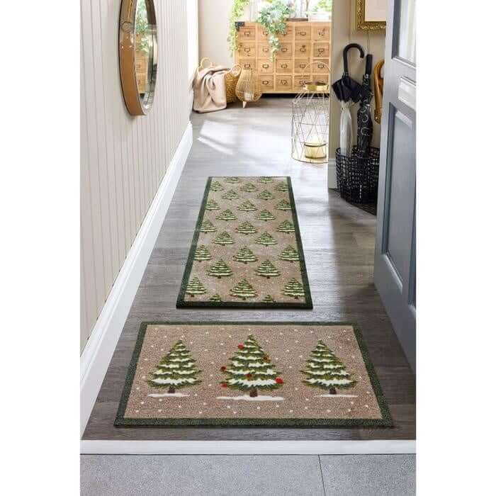 Washable  Mat and Runner Plant Design The Rugs