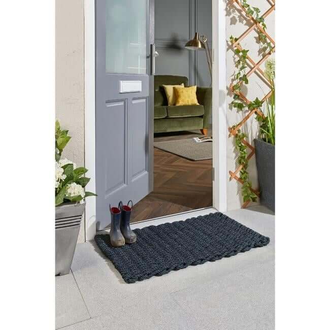 Rope Doormat Plain Design The Rugs