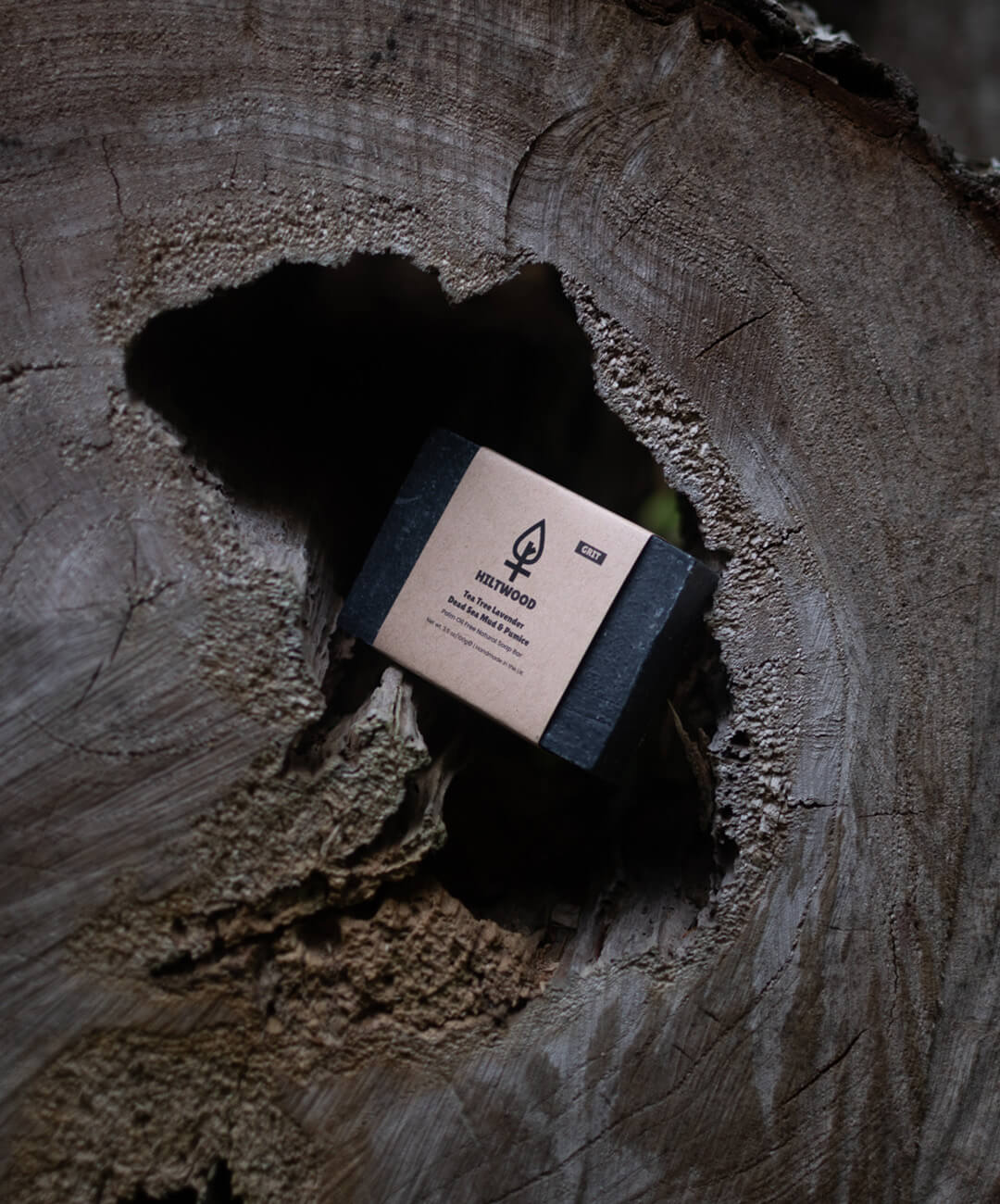 Tea Tree Lavender Dead Sea Mud & Pumice Natural Soap Bar (With Grit) Hiltwood