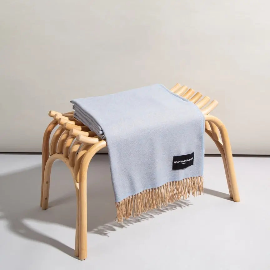 Blue-Blankets-Throws Myza