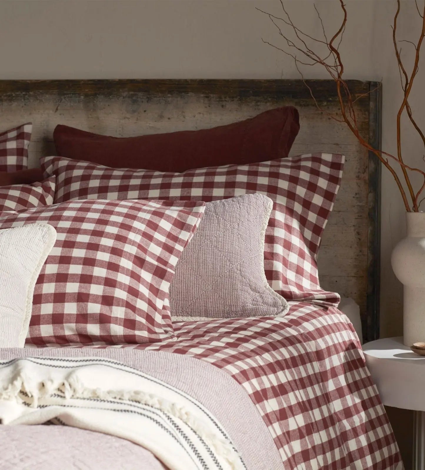 Gingham-Duvet-Covers Myza