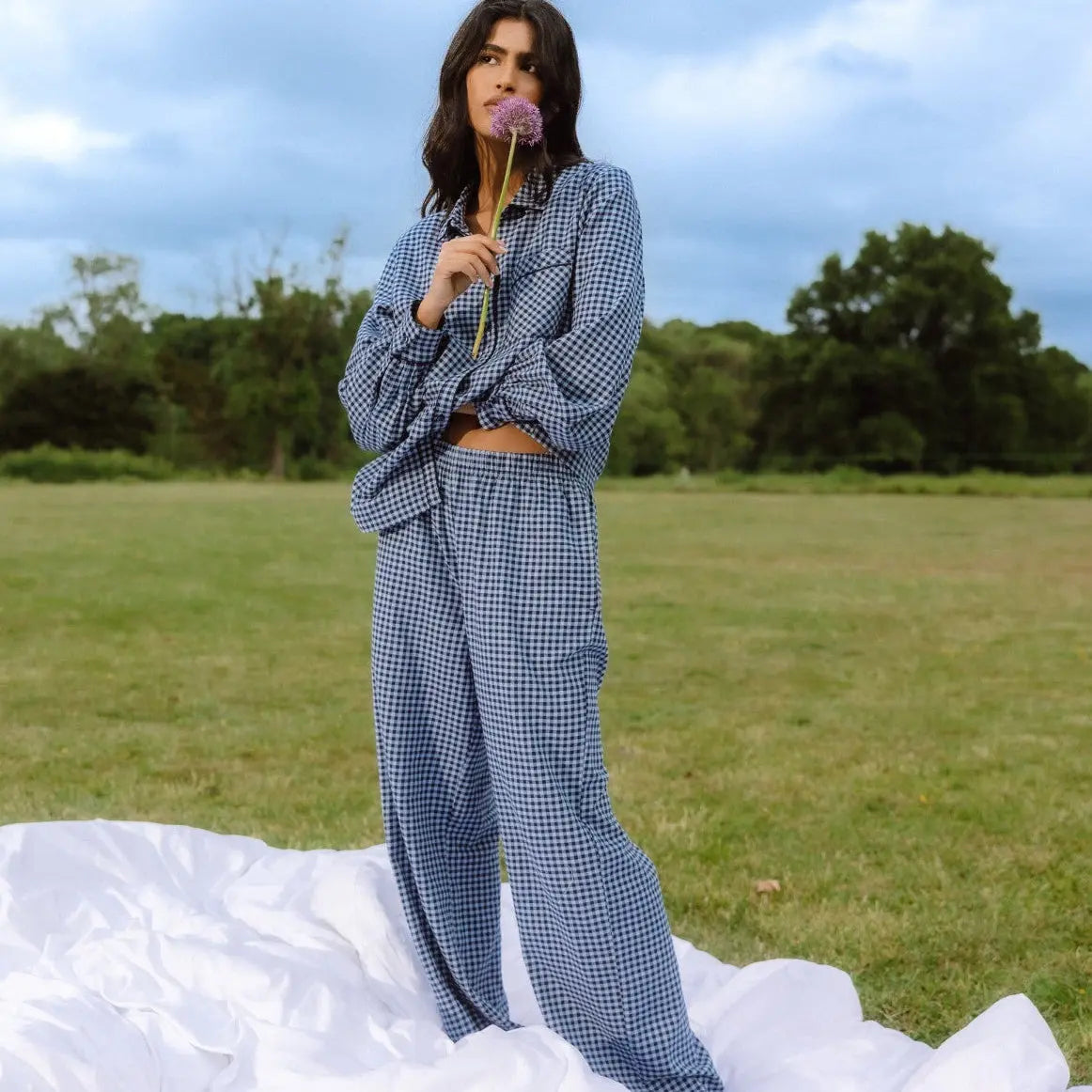 Gingham-Pyjamas-Nightwear Myza