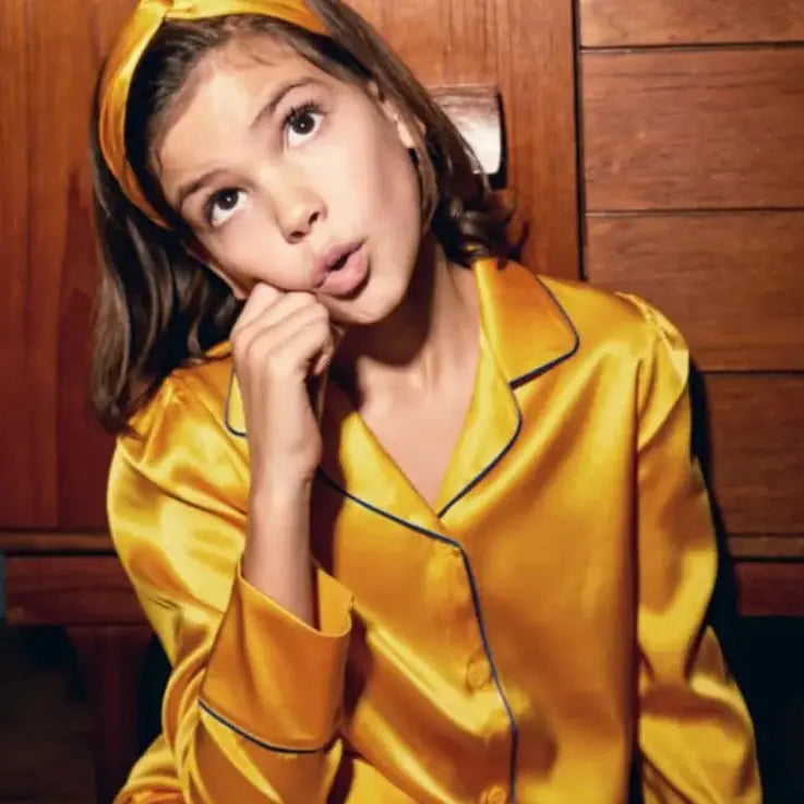 Girls-Silk-Pyjamas-Nightwear Myza