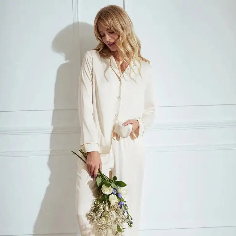 Ivory Pyjamas & Nightwear Myza