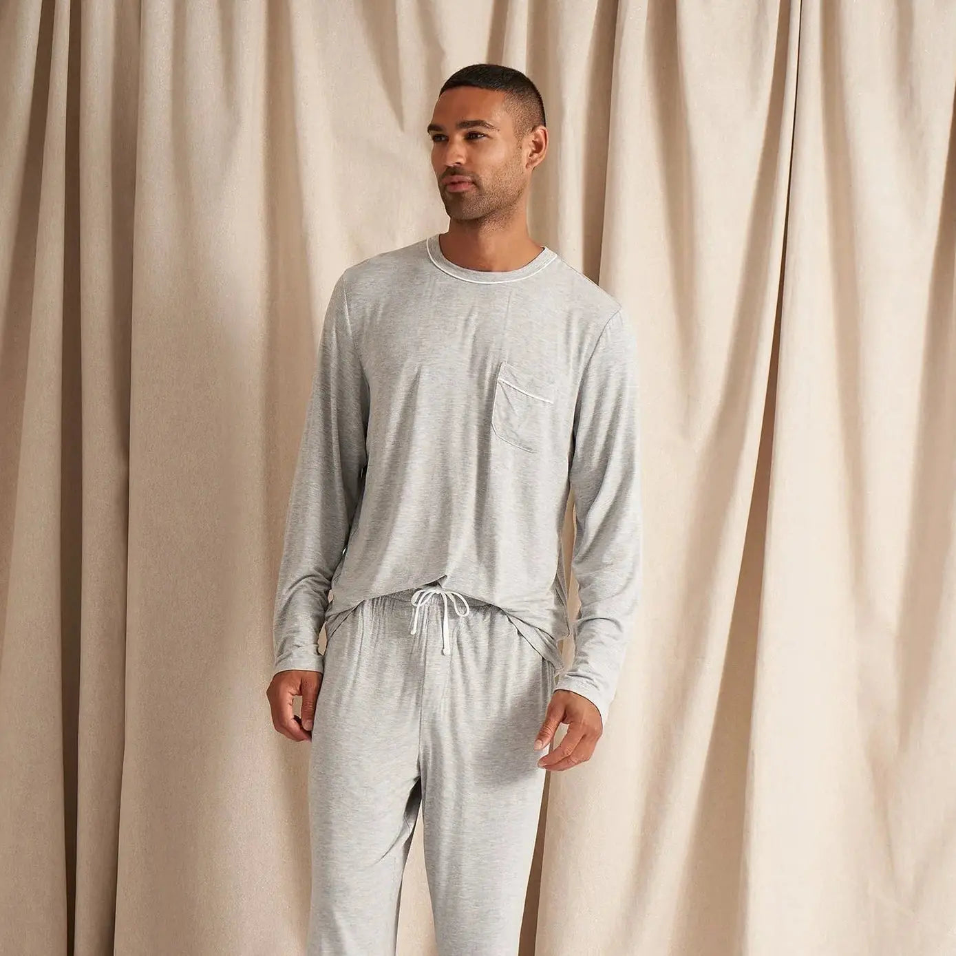 Men’s Grey Pyjamas & Nightwear for Timeless Comfort | Myza