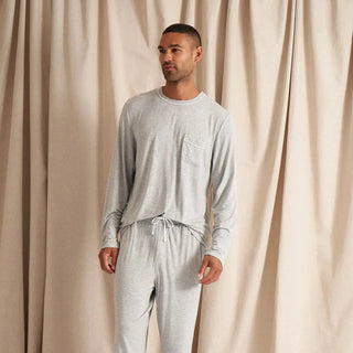 Men-s-Grey-Pyjamas-Nightwear Myza