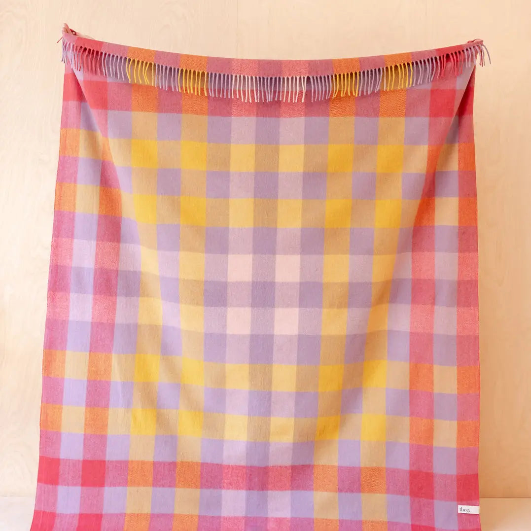Pink & Purple Blanket & Throws Myza