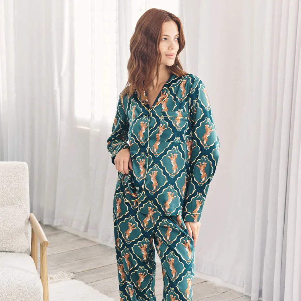 Satin-Pyjamas-Nightwear Myza