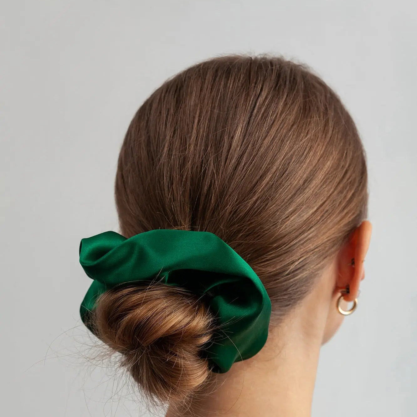 Green Hair Scrunchies and Hairbands