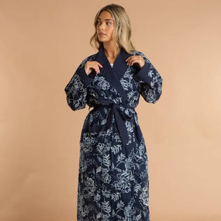 Women's Blue Dressing Gowns & Robes Myza