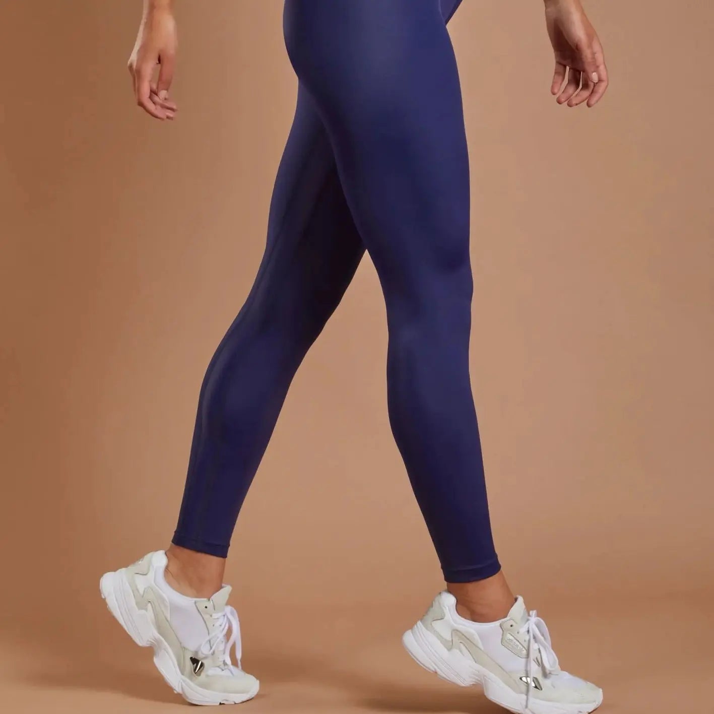 Women-s-Navy-Gym-Leggings Myza