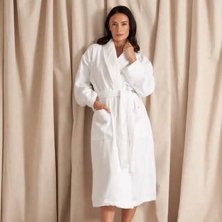 Women's White & Neutral Dressing Gowns & Robes Myza