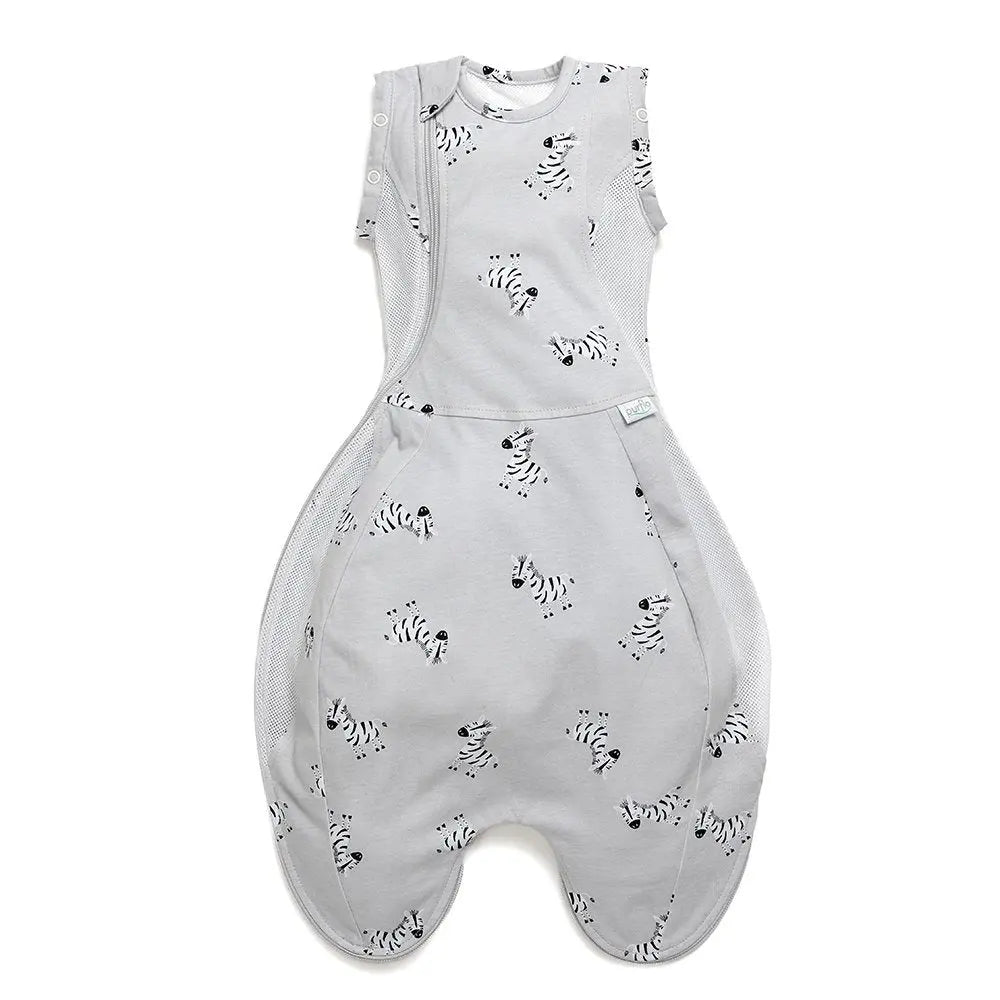 0.5 Tog Swaddle to Sleep Bag Lightweight – Ziggy Zebra Purflo