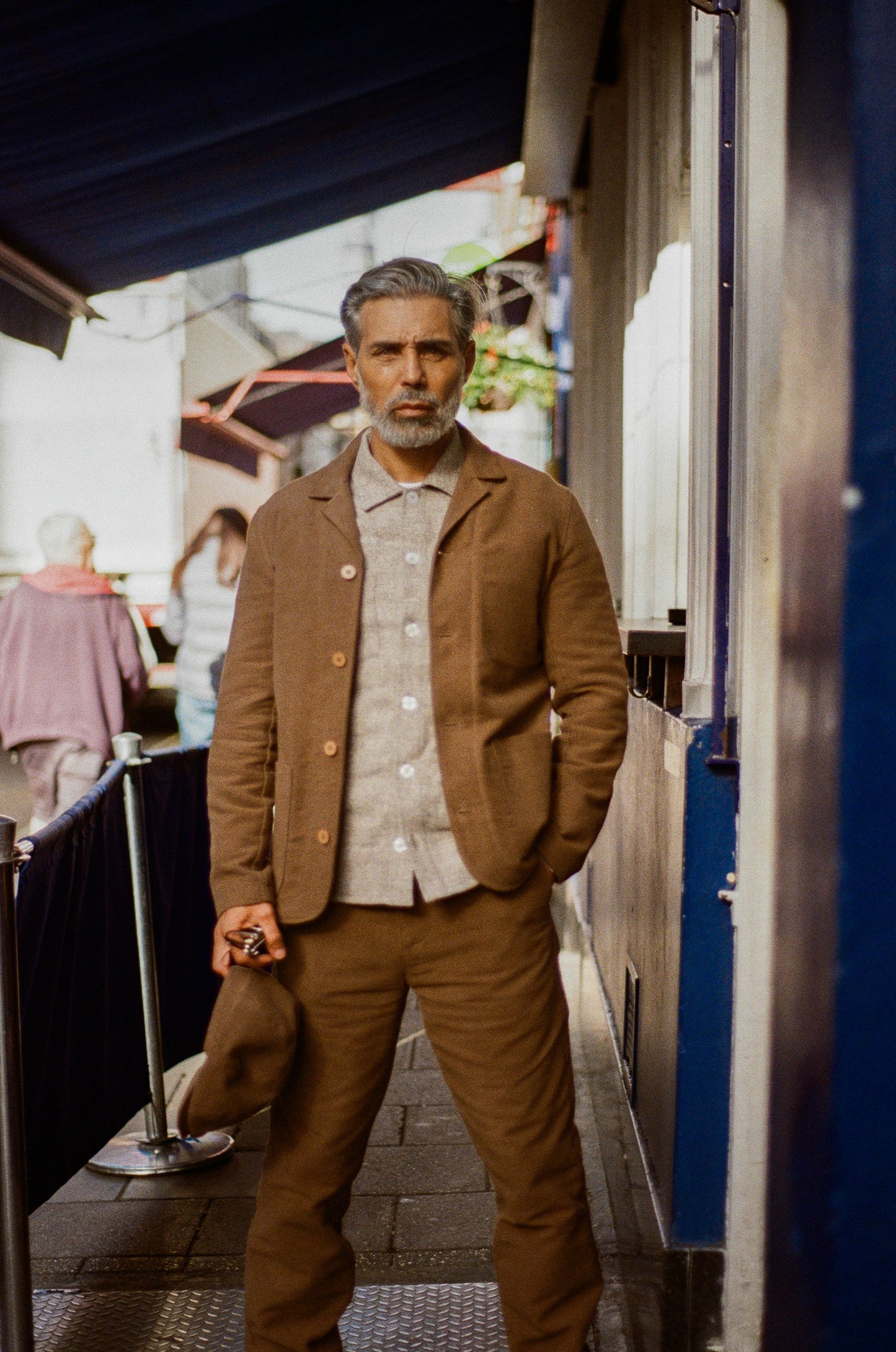 Theydon Overshirt - Orlon Taupe Wear London