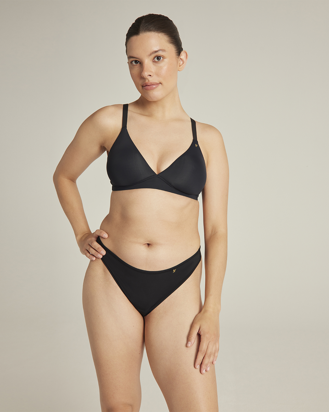 The Stretch Easy Does It Bralette - Black Nudea