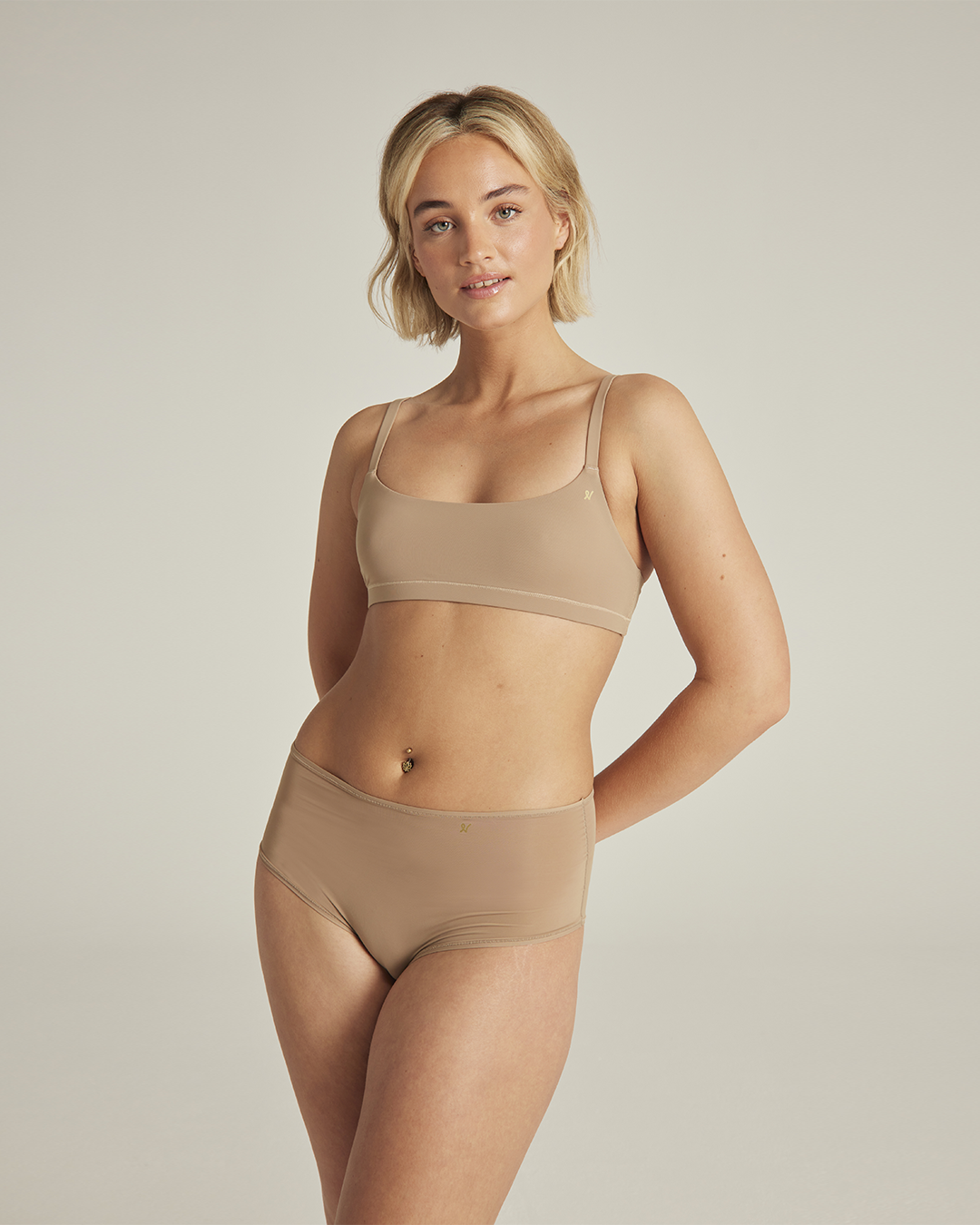 The Stretch Scoop Neck Bralette - Bare 03 Nudea