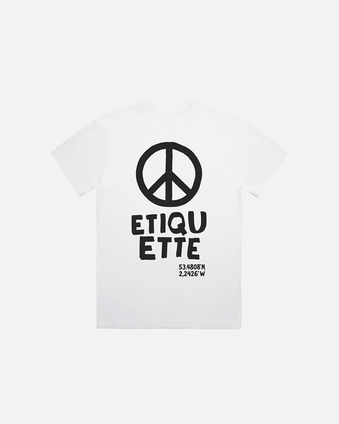 PEACE TEE - WHITE Etiquette