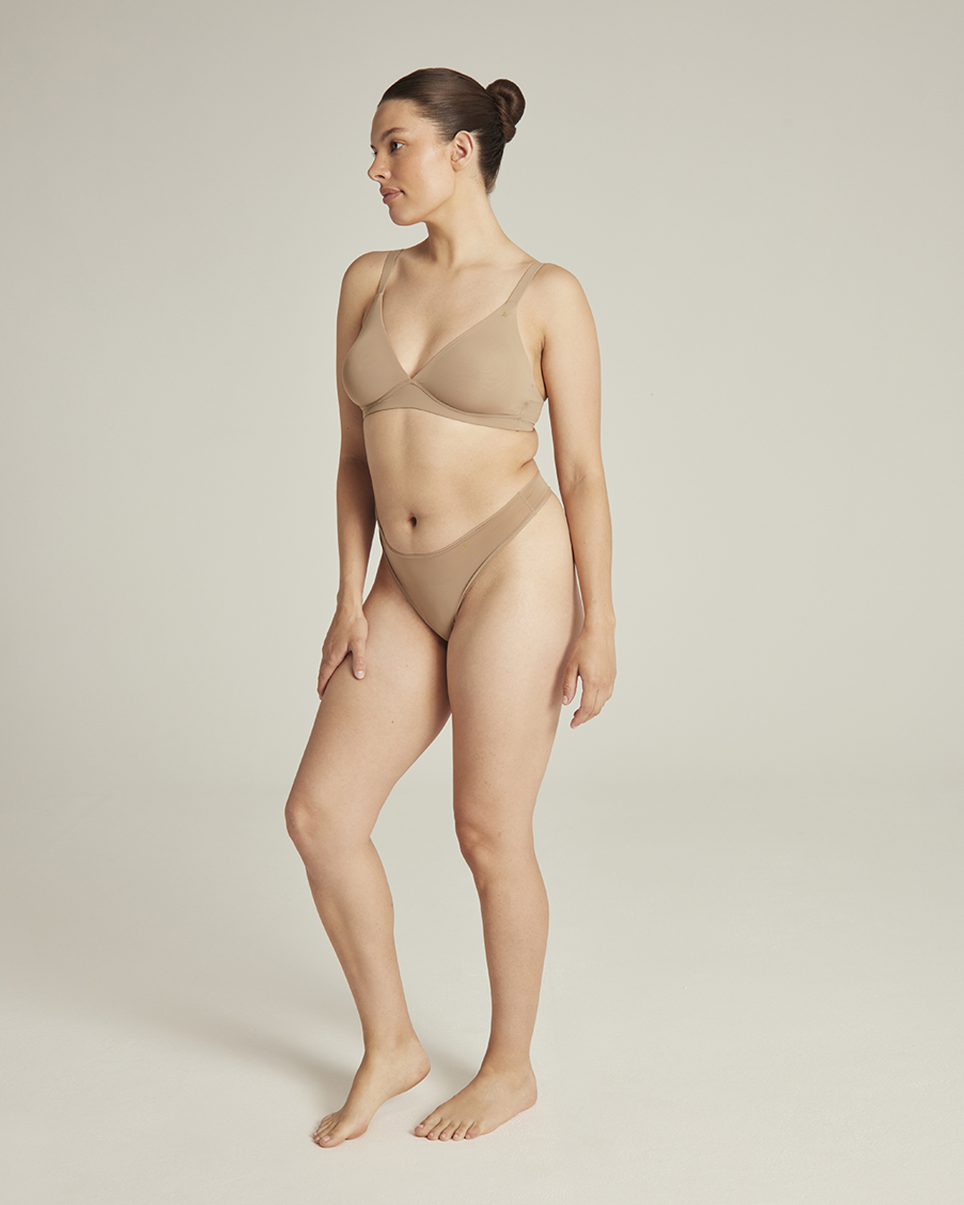 The Stretch Easy Does It Bralette - Bare 03 Nudea