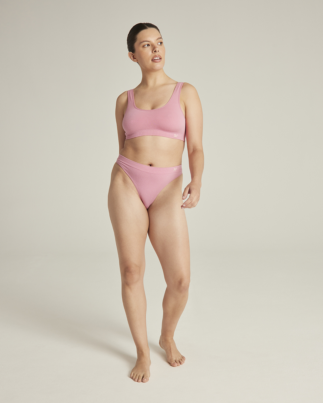 The TENCEL™ Seamless Thong - Rose Pink Nudea